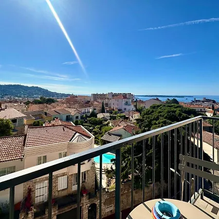 T3 Sea View Walking Distance Of Palais, Ac , Parking, Terrace Apartment Cannes