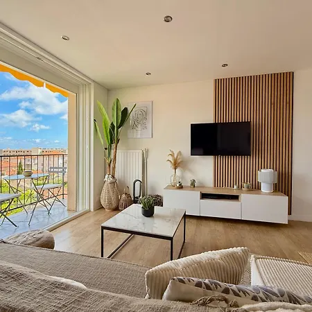 Apartment T3 Sea View Walking Distance Of Palais, Ac , Parking, Terrace Cannes